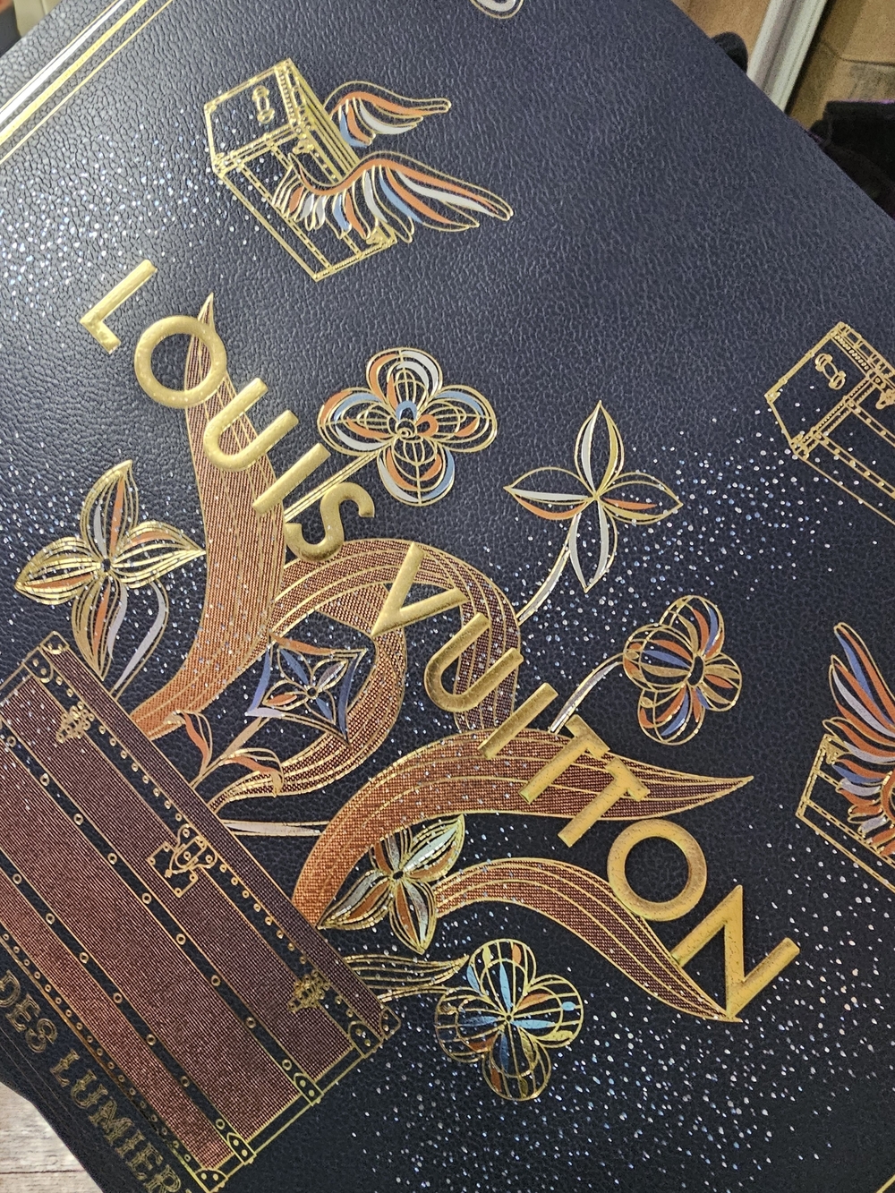 Louis Vuitton Black & Gold Decorative Shopping Bag - Picture 6 of 7